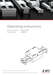 IEF-Werner Module 68 Operating Instructions Manual