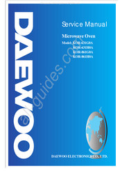 Daewoo KOR-861G0A Service Manual
