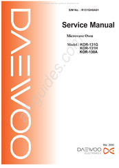Daewoo KOR-131A Service Manual