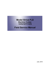 HDMI Sirius-PJ2 Field Service Manual