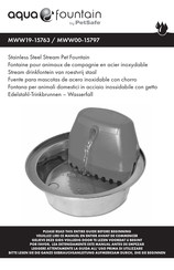 Petsafe aqua fountain Mww00-15797 Manual