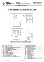 SEA SLIDE NEW MAG Instruction Manual