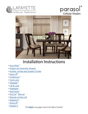 Lafayette Parasol Circles Installation Instructions Manual