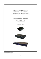 AllwinTech H Series User Manual