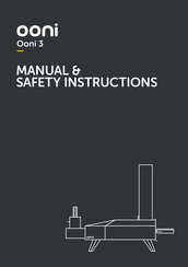 Ooni 3 Manual & Safety Instructions