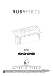 Ruby Fires MYSTIC FIRES RF40 Manual