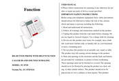 Future Call FC-0729 User Manual