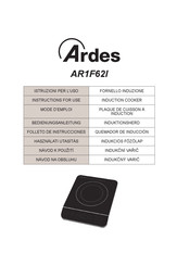 ARDES AR1F62I Instructions For Use Manual