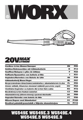 Worx WG549E.4 Manual