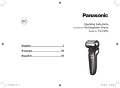 Panasonic ES-LV6Q-S751 Operating Instructions Manual