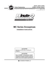 Fisher MC Series Installation Instructions Manual