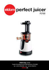 Eldom PJ700 Operating Instructions Manual