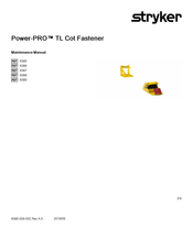 Stryker Power-PRO TL Cot Fastener Series Maintenance Manual