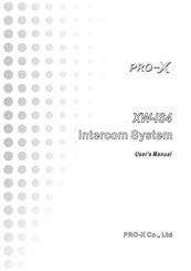 Pro-X XW-IS4 User Manual