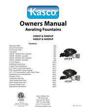 Kasco 4400JF Owner's Manual
