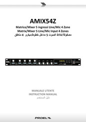 PROEL AMIX54Z Instruction Manual