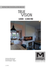 M-Design True Vision 1300 RD Instructions For Installation And Use Manual