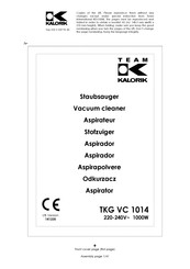 Team kalorik TKG VC 1014 Manual