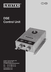 Leister DSE Operating Instructions Manual