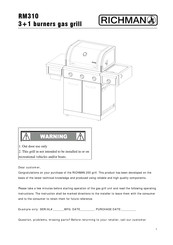 Richman RM310 Operating Instructions Manual