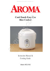 Aroma ARC-914S Instruction Manual & Cooking Manual