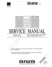 aiwa XR-M700 Service Manual