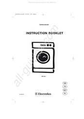 Electrolux EWF 890 Instruction Booklet