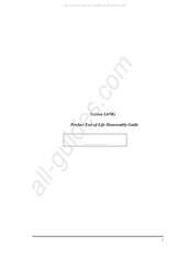 Acer Veriton L670G Disassembly Manual