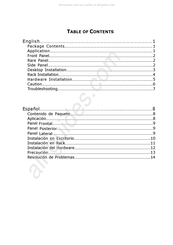 Zonet ZFS3224 Manual