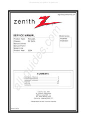 Zenith P42W46X Service Manual