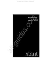 Xtant 6.1 Owner's Manual