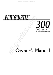 Portawattz 300 Owner's Manual