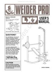 Weider LX7 User Manual