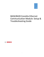 Bosch B426 Setup & Troubleshooting
