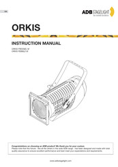 ADB Stagelight ORKIS PEBBLE M Instruction Manual