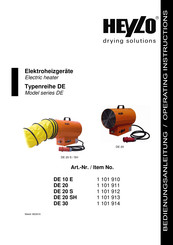 Heylo DE 10 E Operating Instructions Manual