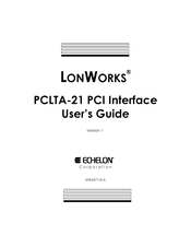 Echelon LonWorks PCLTA-21 User Manual