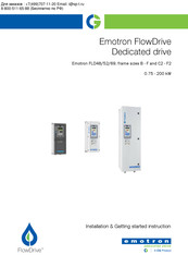 Emotron FlowDrive Emotron FLD52 Installation & Getting Started Instruction