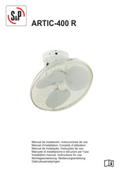 Soler & Palau ARTIC-400 R Installation Manual