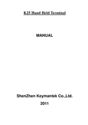 Keymantek K25 Manual