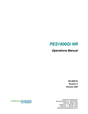 Peninsula Engineering Solutions PES1900Gi NR Operation Manual