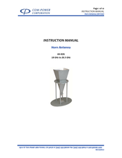 Com-Power AH-826 Instruction Manual