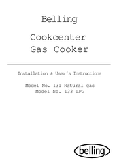 Belling Cookcenter 131 Installation & User's Instructions