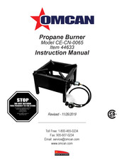 Omcan CE-CN-0065 Instruction Manual