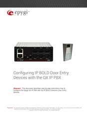 Epygi IP BOLD Configuring Manual