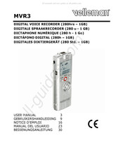 velleman MVR3 User Manual