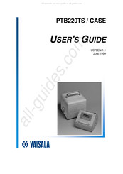Vaisala PTB220Case User Manual