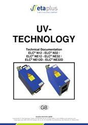 eta plus ELC NE12D Technical Documentation Manual