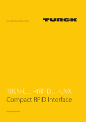 turck TBEN-L5-4RFID-8DXP-LNX Instructions For Use Manual