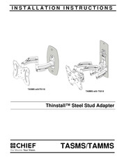 CHIEF Thinstall TAMMS Installation Instructions Manual